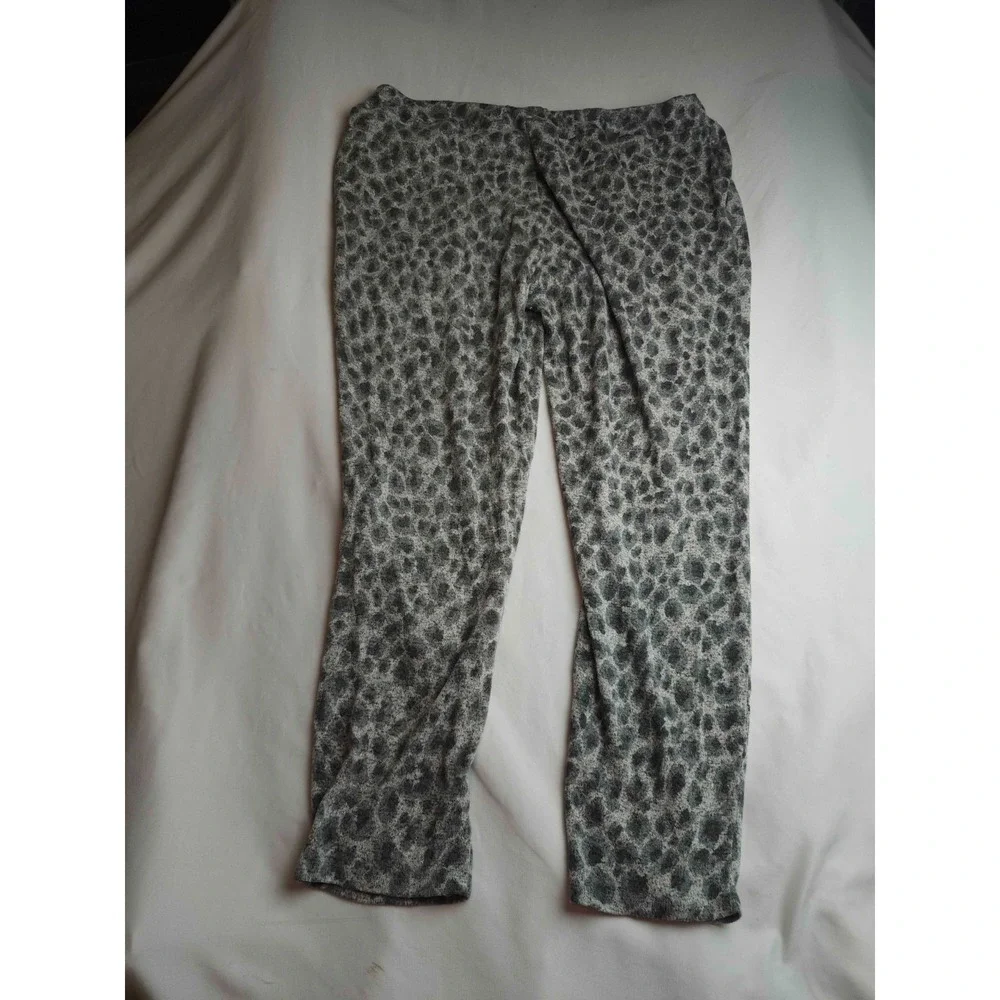 Soma Pajama Pants Womens XL Leopard Print Grunge Urban Chic Lounge Sleepwear